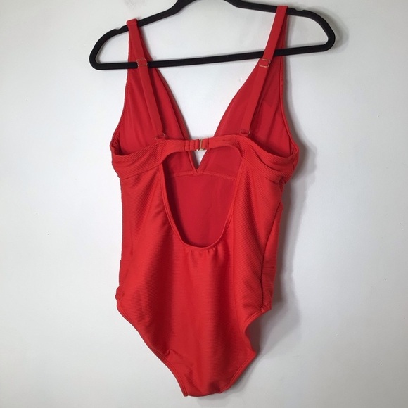 Rachel Roy one piece swim suit large red - Picture 2 of 5